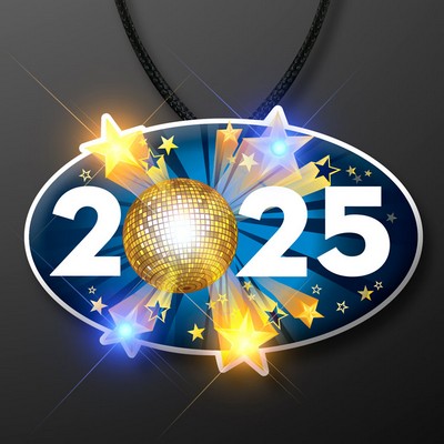 2025 Graduation Year Blinky Necklaces - BLANK
