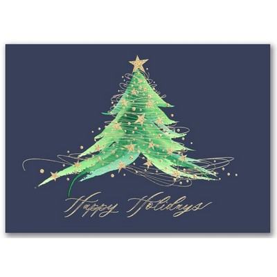 Celestial Tree Holiday Card