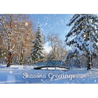 Winter Park Bridge Holiday Greeting Cards